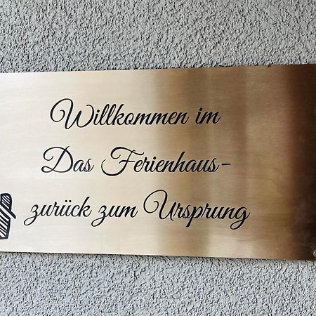 Das Ferienhaus-Zurueck Zum Ursprung Güssing Exteriér fotografie